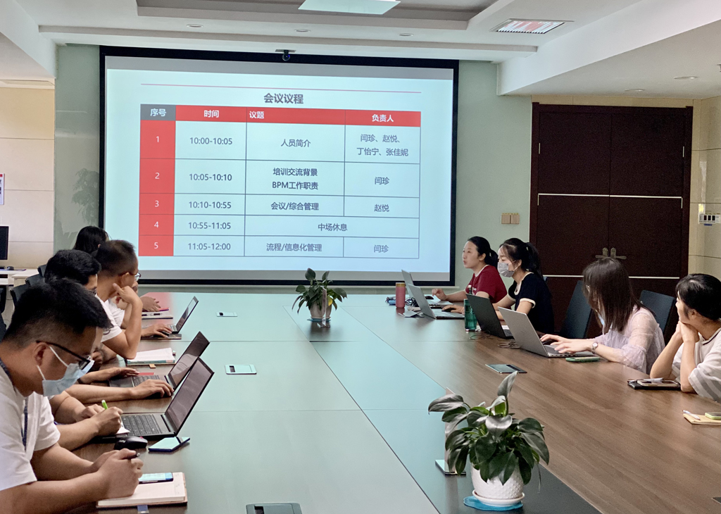 优游国际微电召开首期BPM专项培训交流会