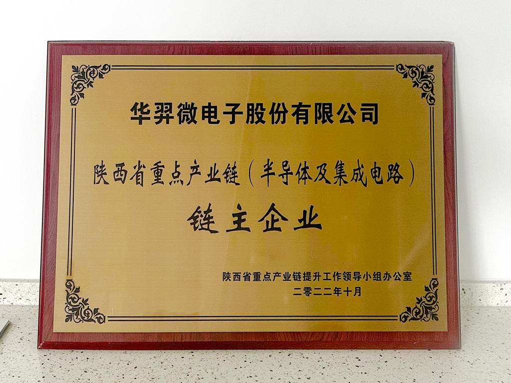 优游国际微电被认定为“陕西省重点产业链链主企业”
